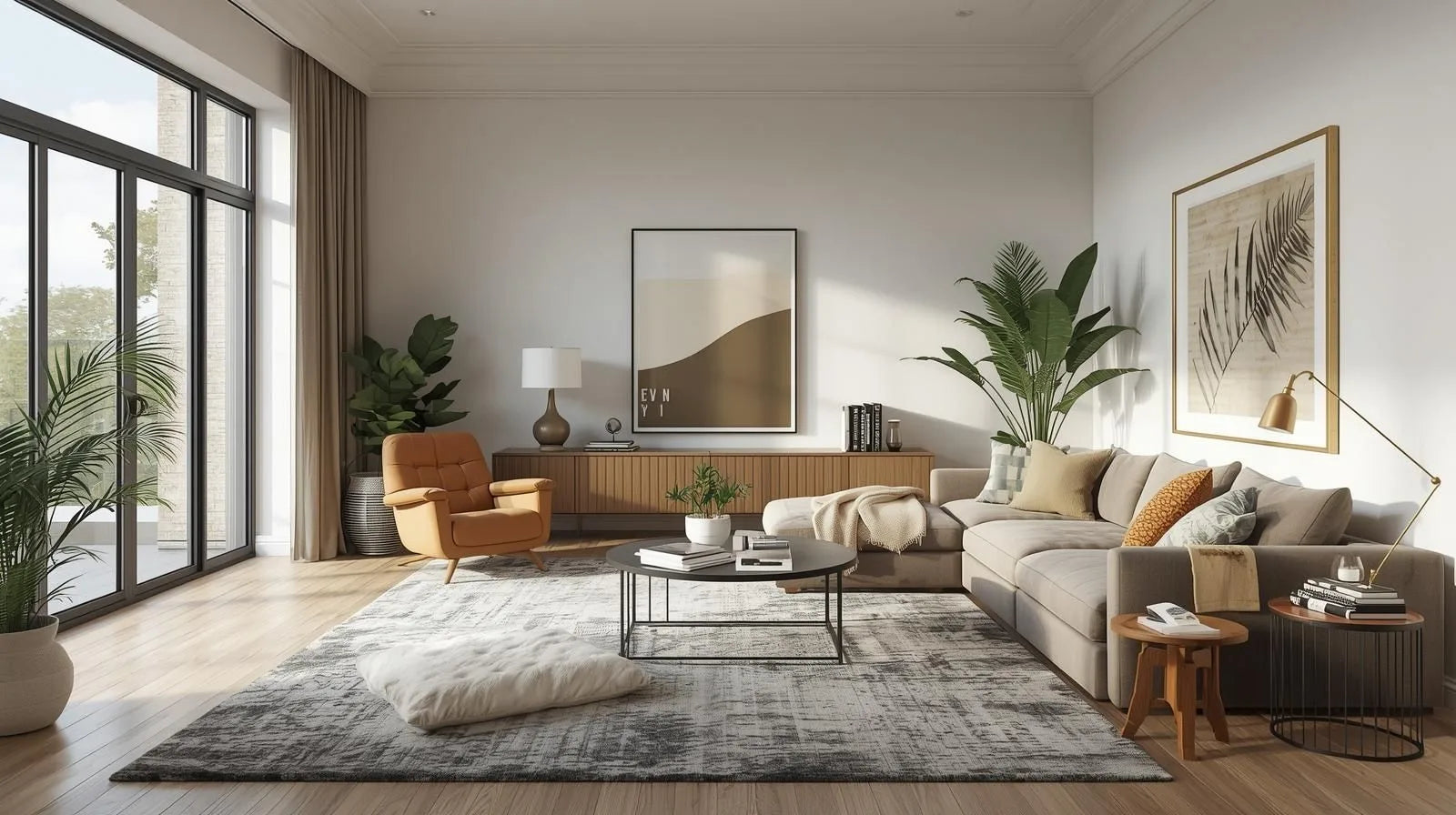 Idei amenajare living casa moderna si confortabila