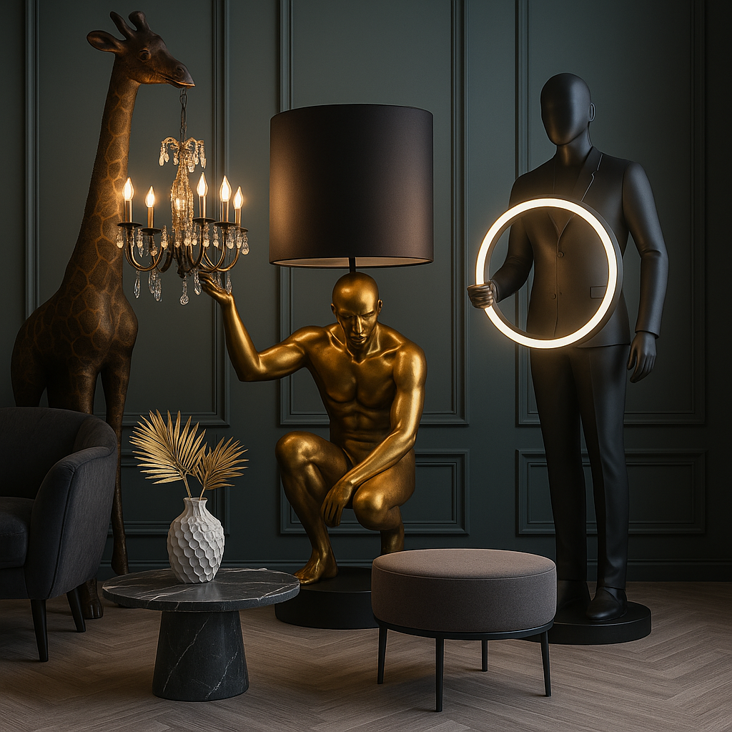 Statuete si Lampadare Decorative