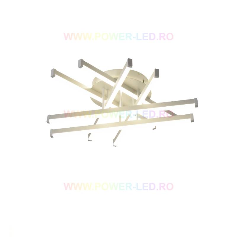 Lustra Led 120W 6 Lines Design Round Alba Smart Echivalent 500W Lighting Fixtures