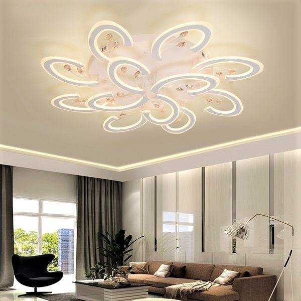 Lustra Led 280W Anna Grande Telecomanda Lighting Fixtures