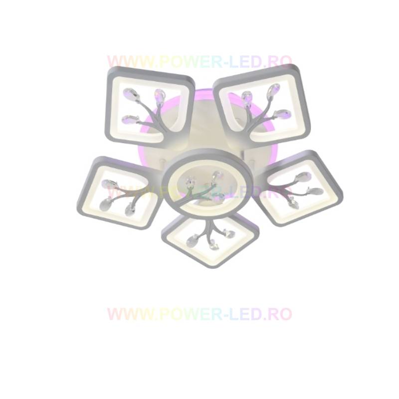 Lustra Led 152W Leaves Rgb Telecomanda Lighting Fixtures