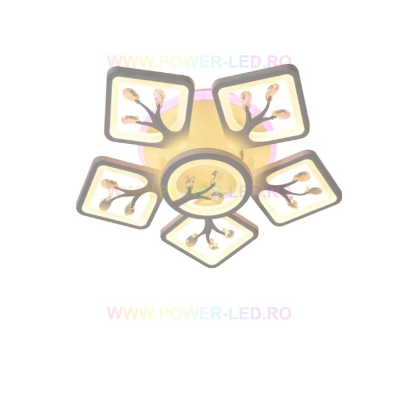 Lustra Led 152W Leaves Rgb Telecomanda Lighting Fixtures