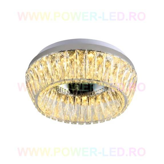 Lustra Led 144W Lora Cristal Telecomanda Chandeliers Crystal