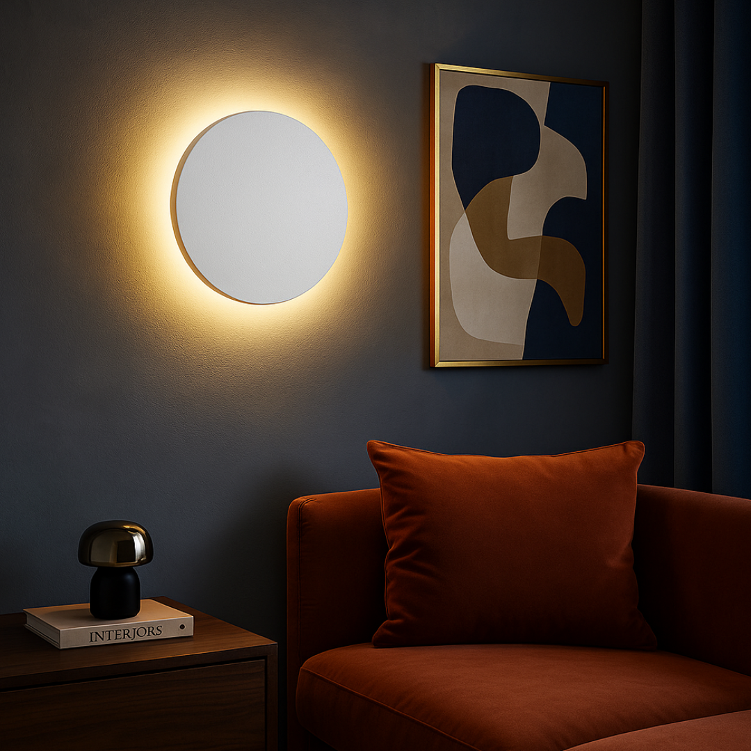 Aplica LED Interior PALERMO White ALBA / 12CM Wall Light Fixtures