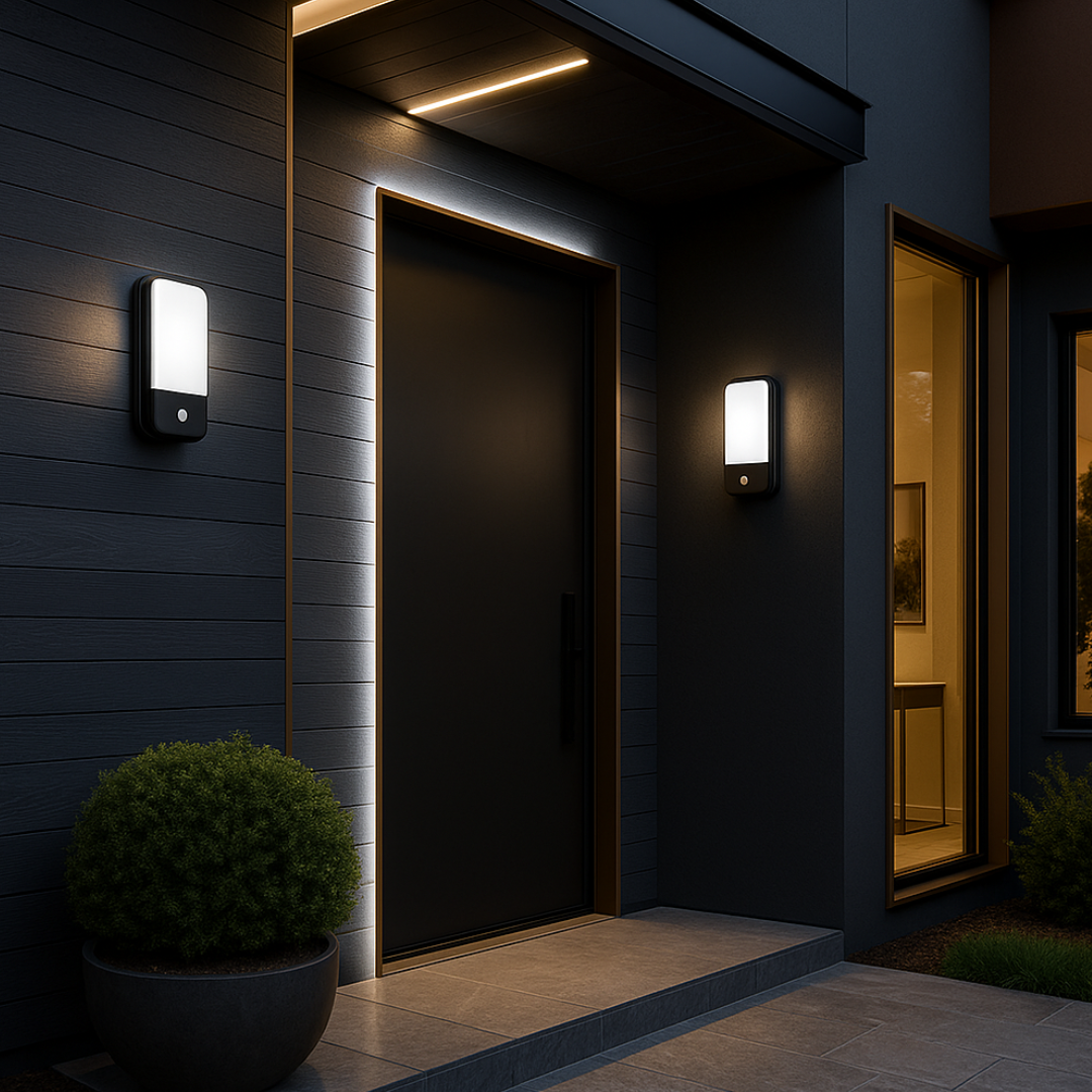 Aplica LED Exterior 20W cu Senzor BG38-00402 APLICA PERETE / NEAGRA Lighting Fixtures