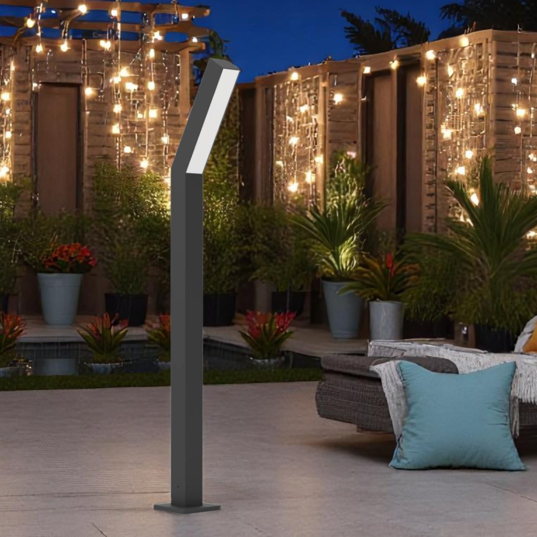 Slalp LED 790mm Ornamental 2X4.5W IP44 900993 NEAGRA / STALP ORNAMENTAL / ALB CALD EXTERIOR LAMP