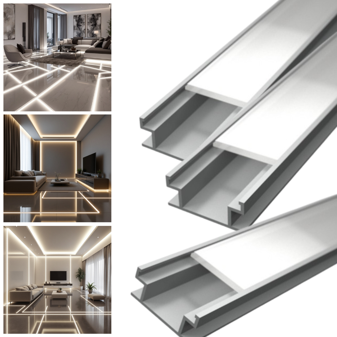 Profil LED 2 METRI de Pardoseala LED Strips