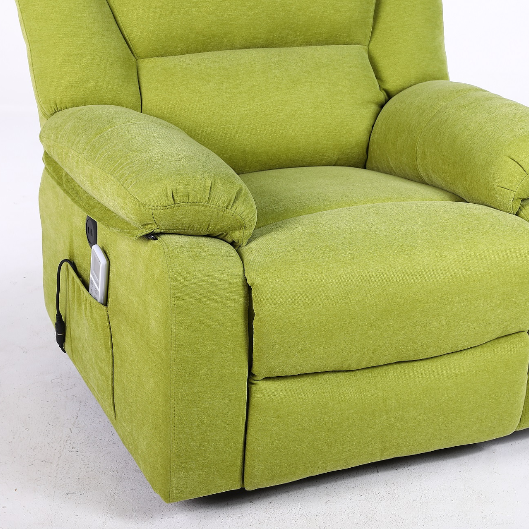 Fotoliu cu Masaj și Încălzire Recliner Electric Verde FOTOLIU CU MASAJ/RECLINER/INCALZIRE / VERDE Chairs