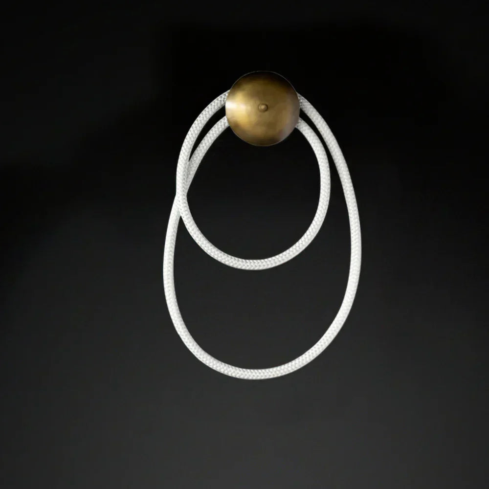 Aplica LED Nordic Style Light Rope Tube R9157/1 Gold AURIE / APLICA PERETE / MINIMALIST DESIGN Wall Light Fixtures