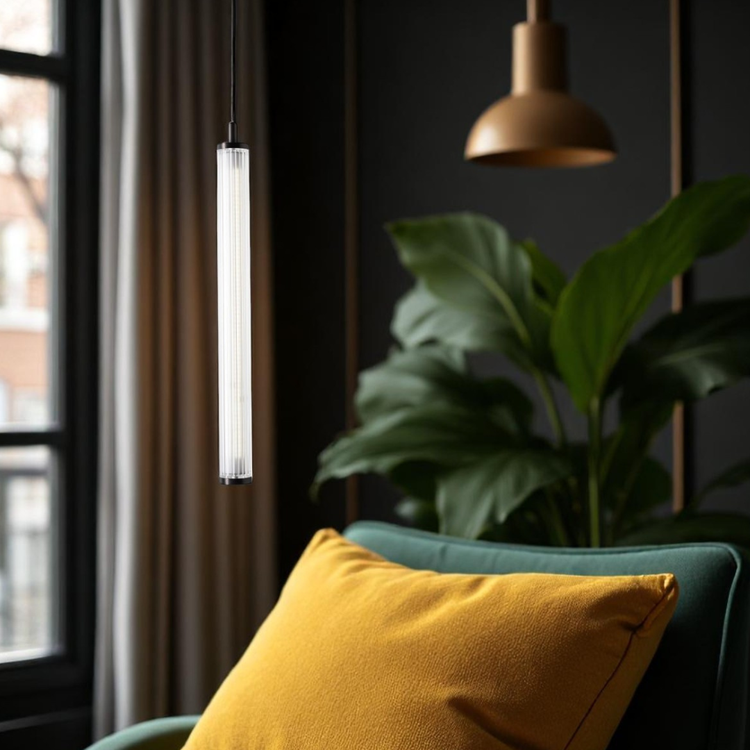 Pendul LED Black Sticla Stilo NEAGRA / NORDIC Lighting Fixtures