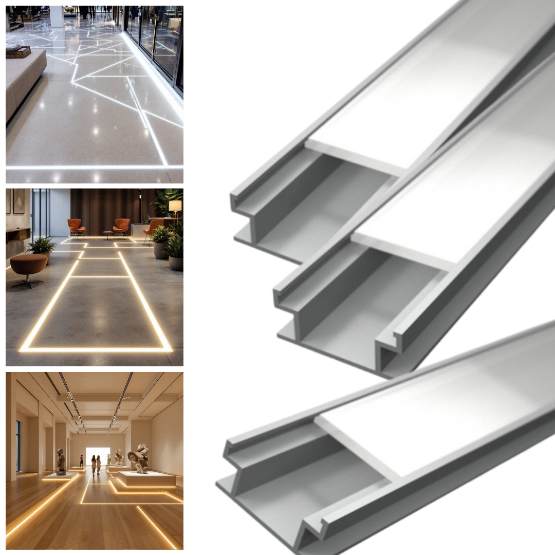 Profil LED 2 METRI de Pardoseala LED Strips