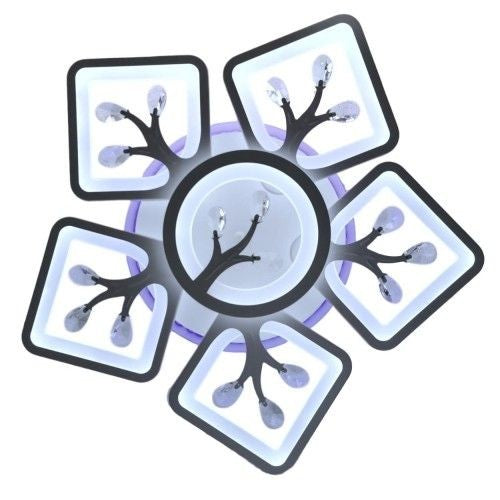 Lustra Led 152W Leaves Rgb Telecomanda Lighting Fixtures