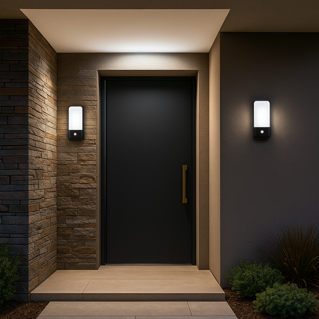 Aplica LED Exterior 20W cu Senzor BG38-00402 APLICA PERETE / NEAGRA Lighting Fixtures