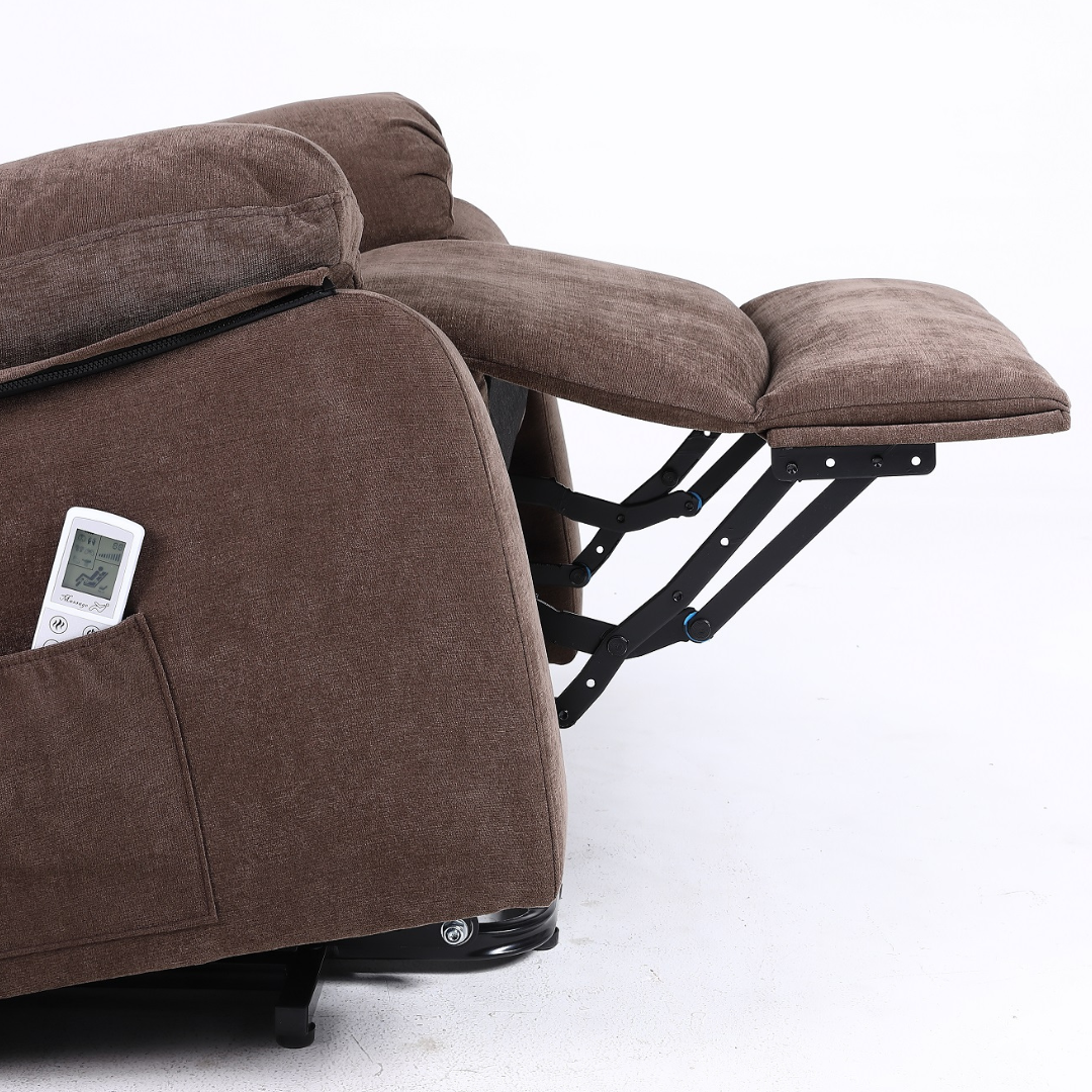 Fotoliu cu Masaj și Încălzire Recliner Electric Maro FOTOLIU CU MASAJ/RECLINER/INCALZIRE / Brown Chairs