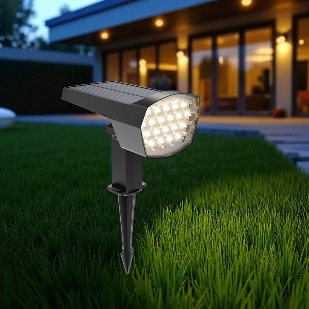 Stalp LED Gradina cu Incarcare Solara 12W STALPISOR ORNAMENTAL SOLAR / NEAGRA SOLAR LIGHT