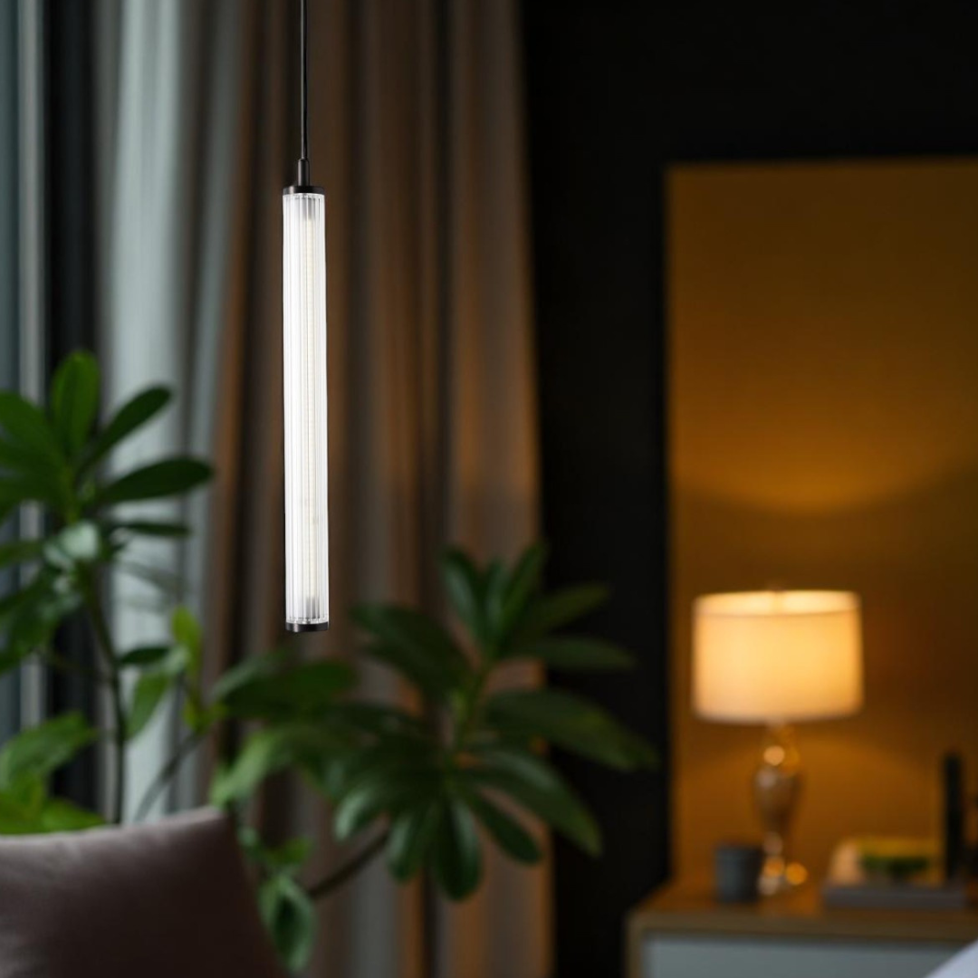 Pendul LED Black Sticla Stilo NEAGRA / NORDIC Lighting Fixtures