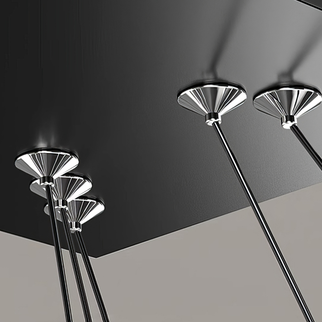 Lustra LED Suspendata Neagra NEAGRA / SUSPENDATE Lighting Fixtures