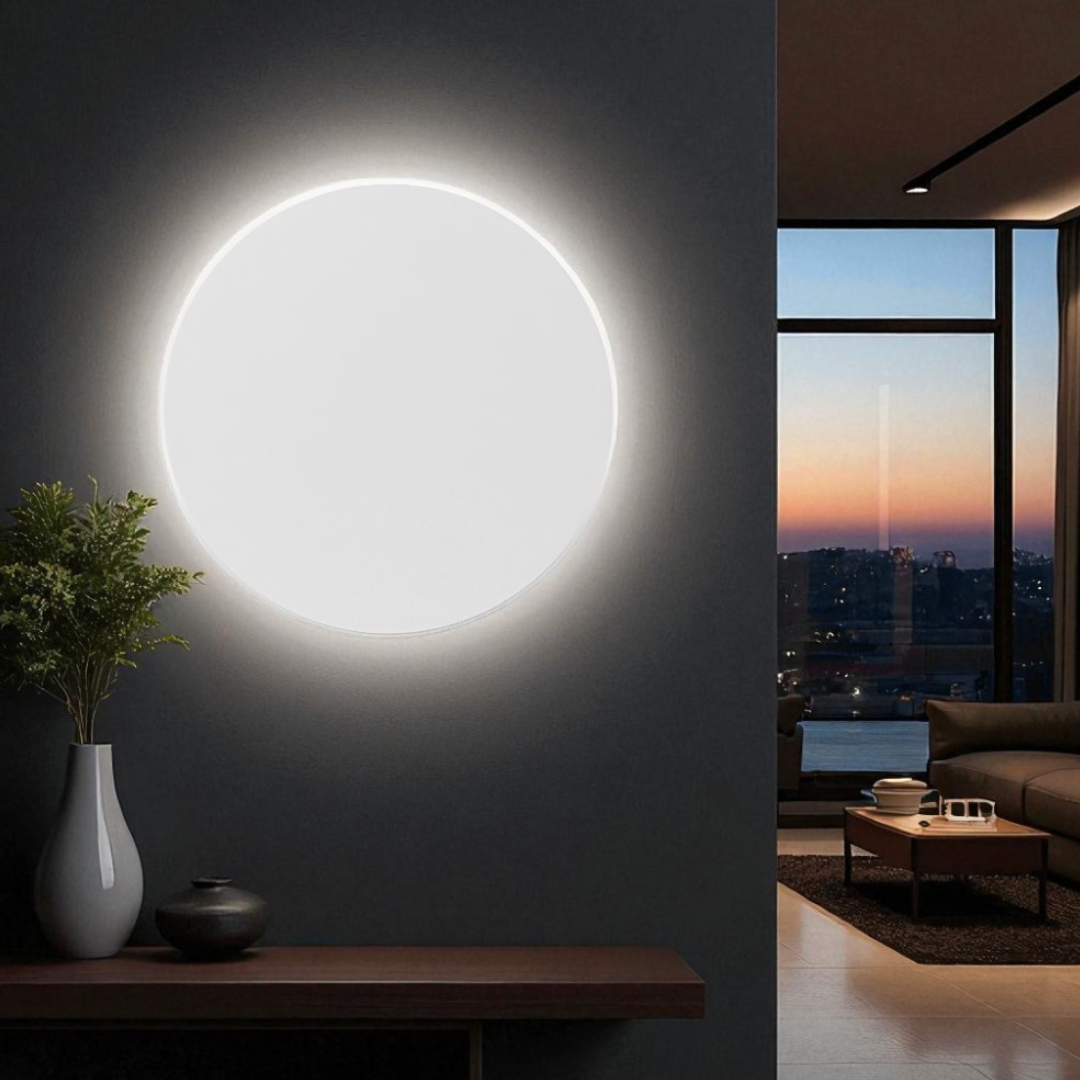 Aplica LED Interior PALERMO White ALBA / 12CM Wall Light Fixtures