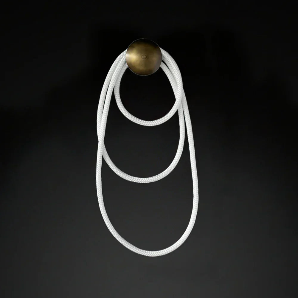 Aplica LED Nordic Style Light Rope Tube R9157/1 Gold AURIE / APLICA PERETE / MINIMALIST DESIGN Wall Light Fixtures