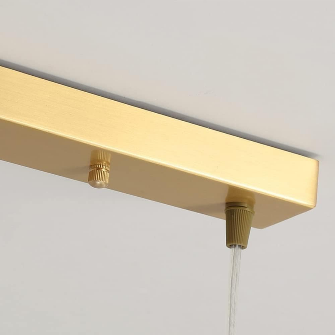 Lustra Abajur MAT GOLD Liniara 3xE27 DN124-3 AURIE / ABAJUR Chandeliers