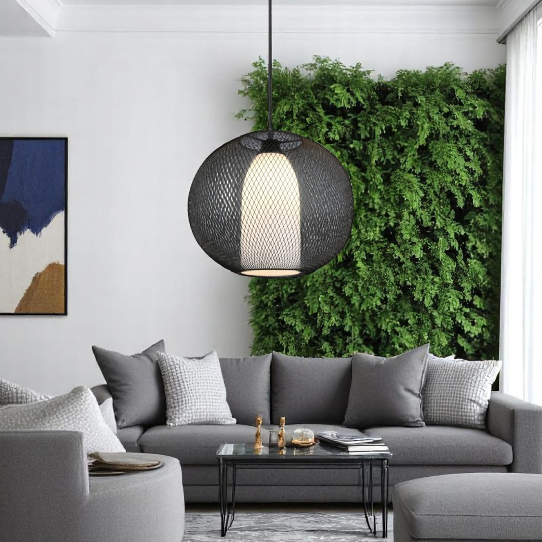 Lustra 1xE27 NovaField Suspendata 60W NEAGRA / SUSPENDATE Lighting Fixtures