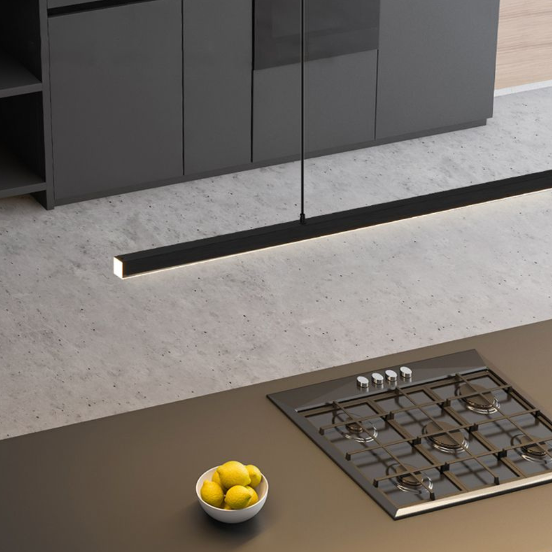 Lustra LED 36W OFFICE Suspendata Black cu Telecomanda SE-P1936-100 BK NEAGRA / SUSPENDATE Lighting Fixtures