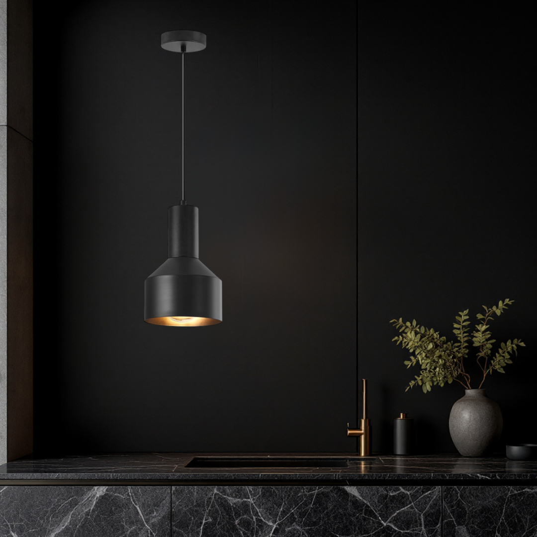 Pendul Modern 1Xe27 Arcane Black Lighting Fixtures