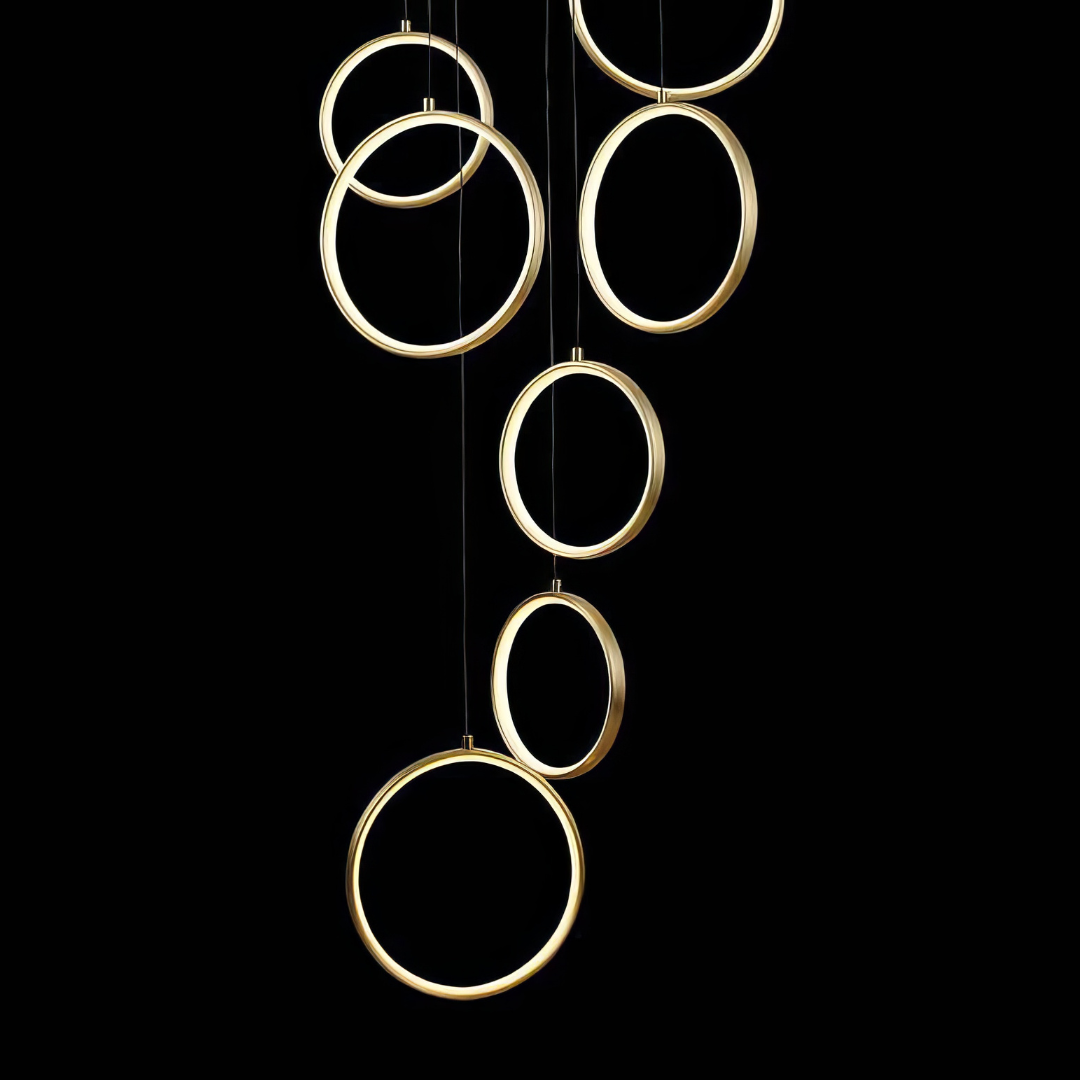 Lustra LED Suspendata GOLD Lightman AURIE Chandeliers Crystal