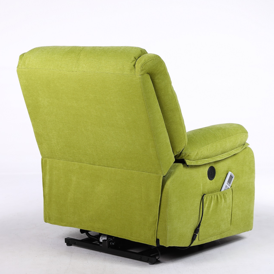 Fotoliu cu Masaj și Încălzire Recliner Electric Verde FOTOLIU CU MASAJ/RECLINER/INCALZIRE / VERDE Chairs
