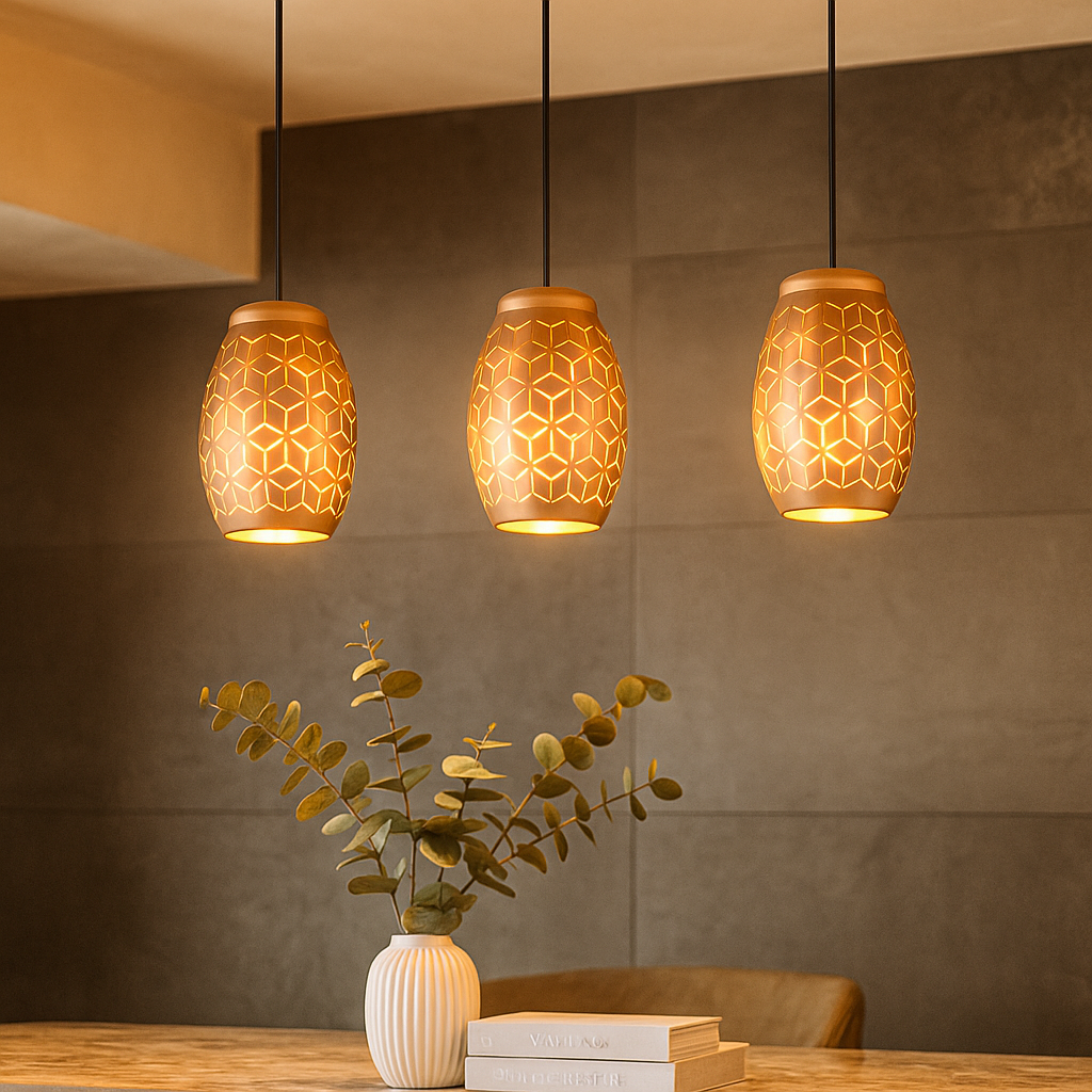 Lustra Suspendata 3xE27 Bidar MARO / SUSPENDATE Lighting