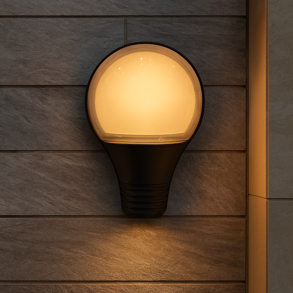 Aplica LED 6W QUVI Exterior Neagra Wall Light Fixtures