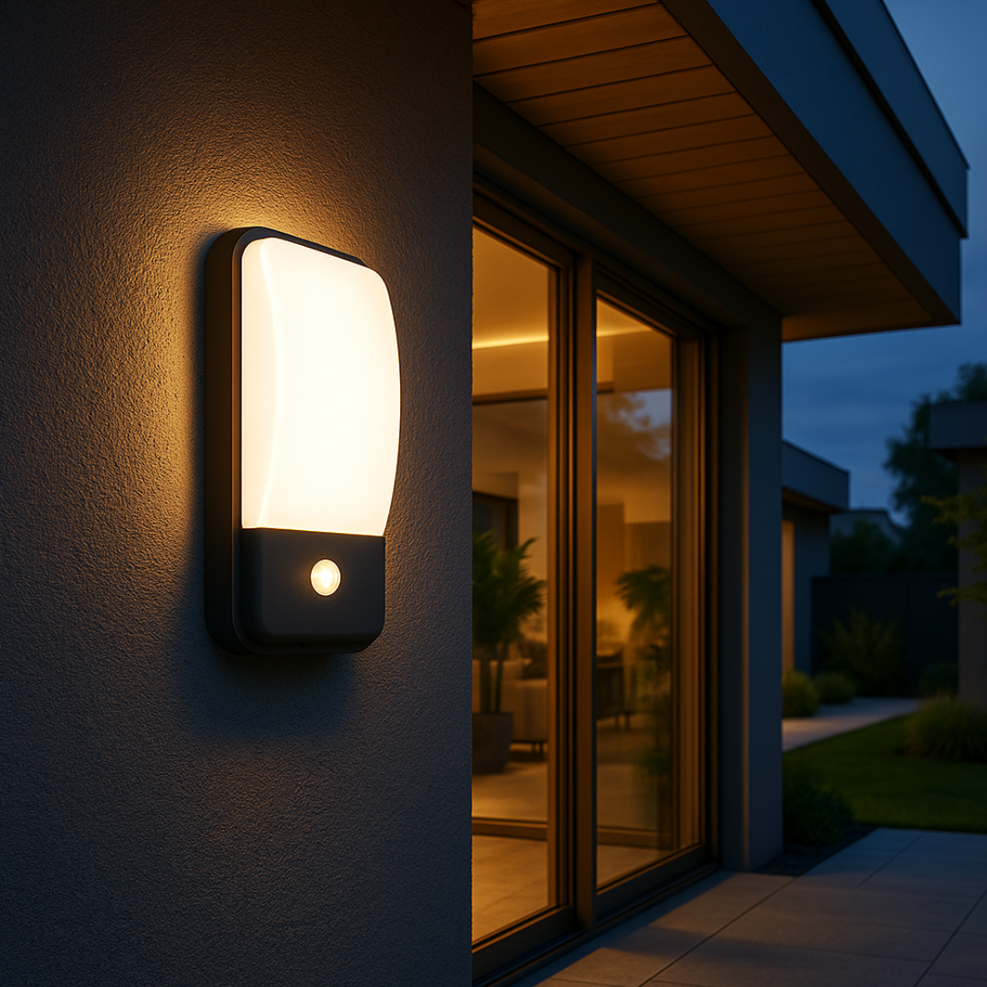 Aplica LED Exterior 20W cu Senzor BG38-00402 APLICA PERETE / NEAGRA Lighting Fixtures