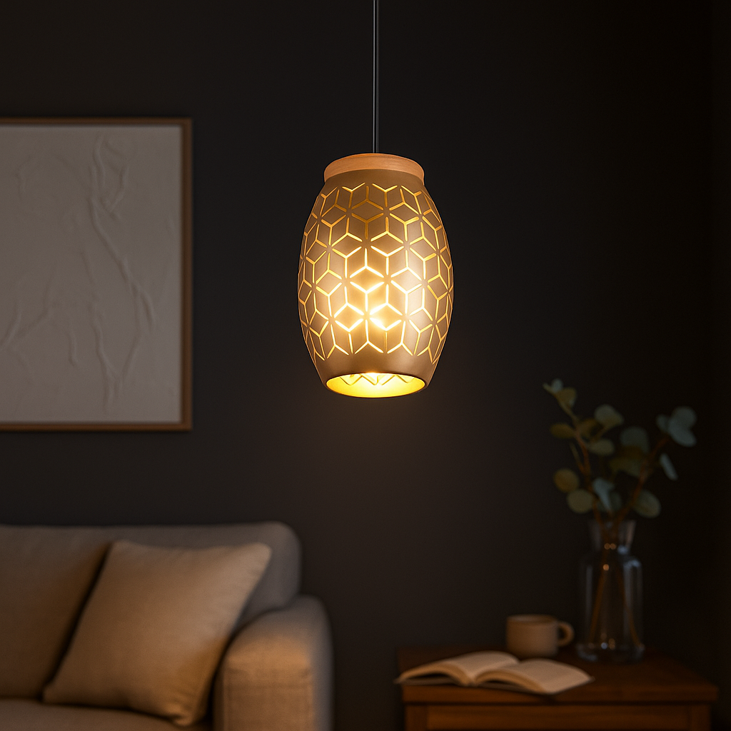 Pendul BIDAR 1xE27 Maro MARO / LUXURY Lighting Fixtures