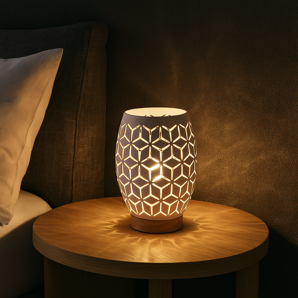 Veioza BIDAR 1xE27 Alba