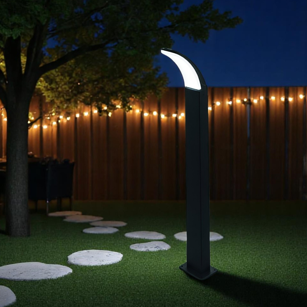 Stalp LED Black Exterior 11.5W IP44 98152 NEAGRA / STALP ORNAMENTAL / ALB CALD EXTERIOR LAMP