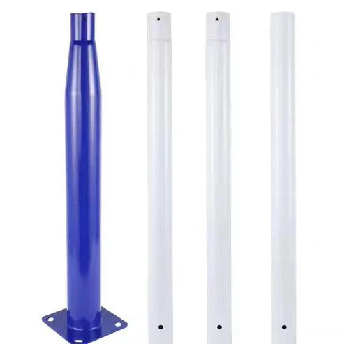 Stalp Metalic Alb/Albastru Modular 5m STALP ORNAMENTAL / Alb/Albastru ornamental pole