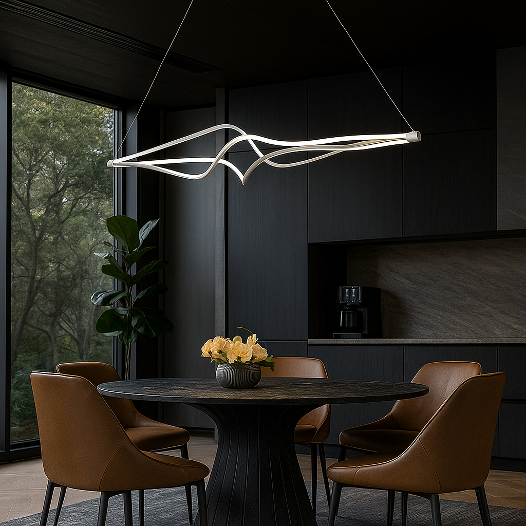 Lustra LED Suspendata Faye Telecomanda Wifi 2.4G White 3 Culori ALBA / SUSPENDATE / 120CM Lighting Fixtures