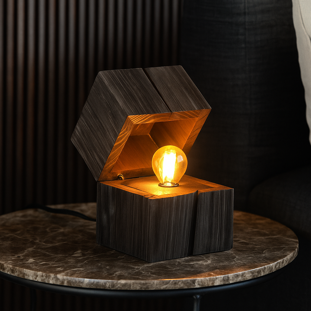 Veioza TREASURE 1x E14 Black