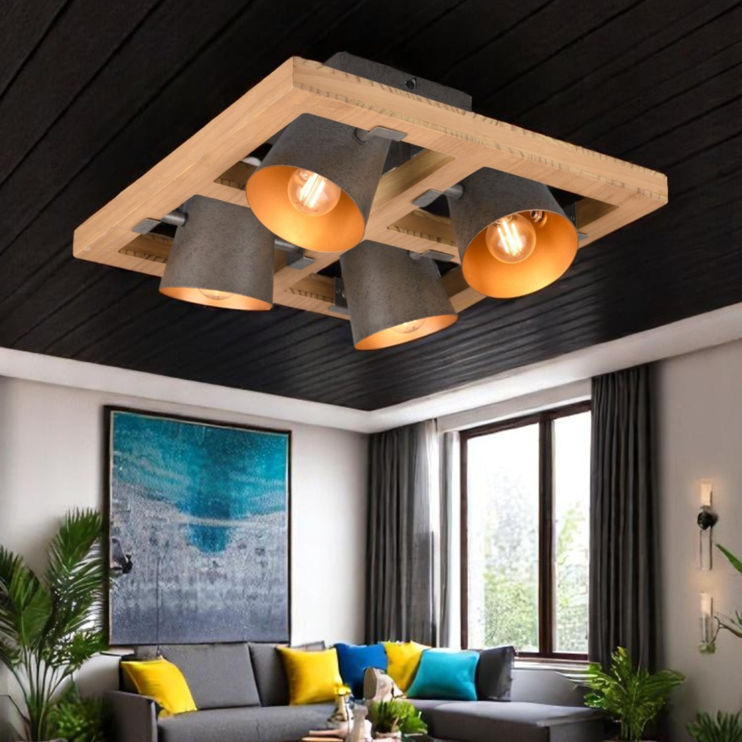 Lustra 4xE14 Lyssé 25W LEMN Lighting Fixtures