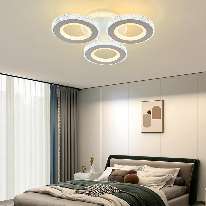 Lustra Led 122W M600-3 Rgb Telecomanda Echivalent 500W Lighting Fixtures