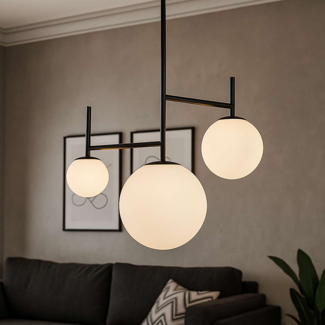 Lustra Abajur 3xG9 Black BLACK / ABAJUR Lighting Fixtures