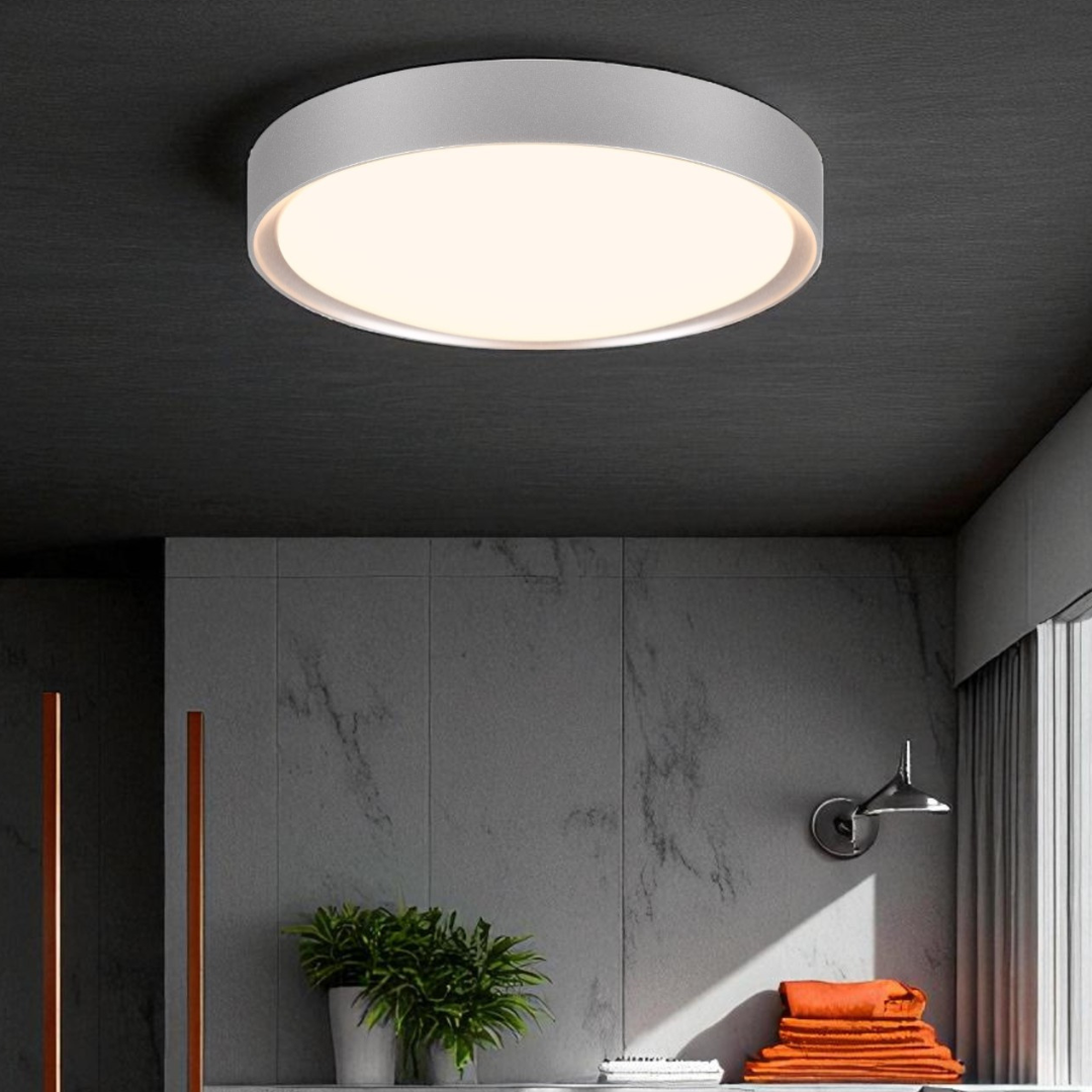 Lustra LED CLARIMO White ALBA / 33CM / MINIMALIST DESIGN Lighting Fixtures