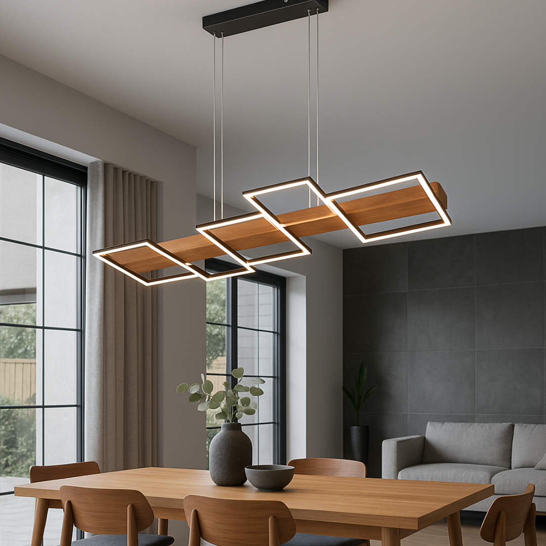 Lustra LED Suspendata WOOD HARPER LEMN / SUSPENDATE Lighting Fixtures