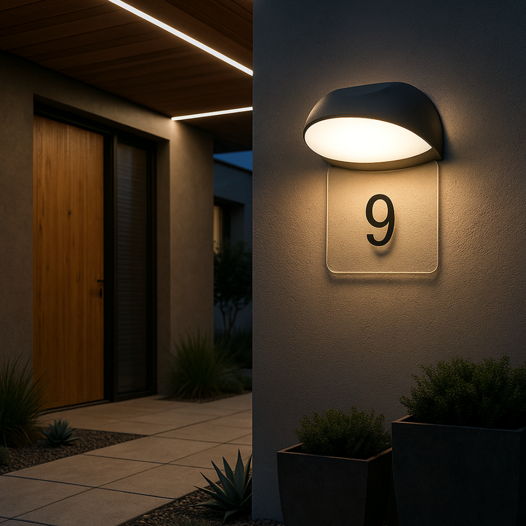 Aplica LED Exterior PIRUS BR-BG40-00502 APLICA PERETE / ARGINTIE Lighting Fixtures