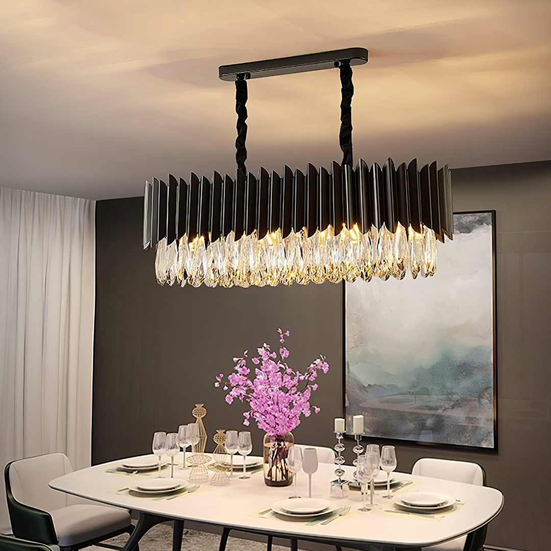 Candelabru Cristal Black Extravaganza 80x35cm NEAGRA / 80X35CM / CRISTAL Chandeliers Crystal