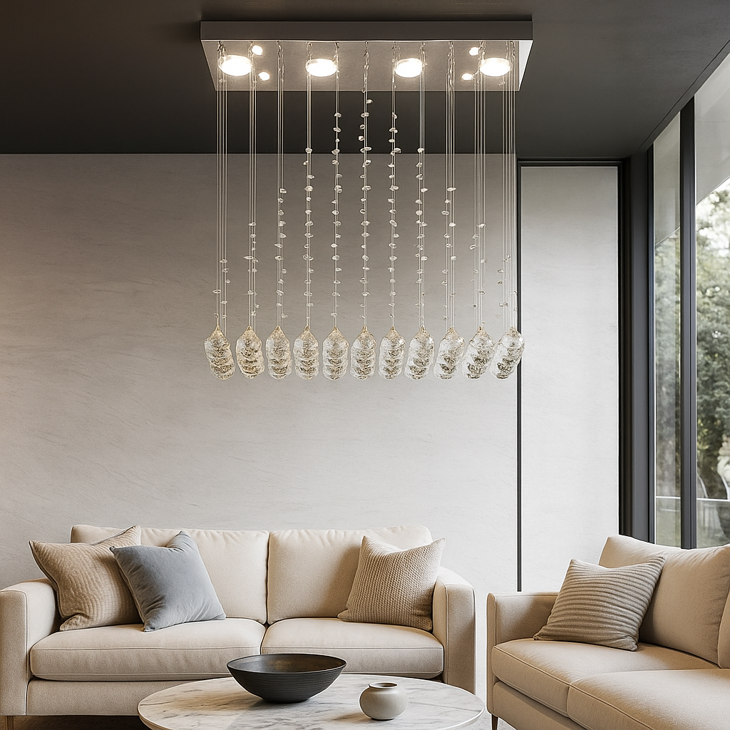 Candelabru LED Cristal Torra 4x5w Silver ARGINTIE / CRISTAL Chandeliers Crystal