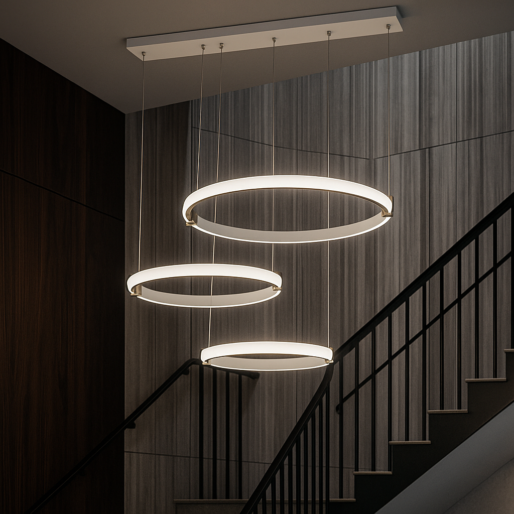 Lustra LED Loma Telecomanda Wifi 2.4G White ALBA / SUSPENDATE / 50CM Lighting Fixtures