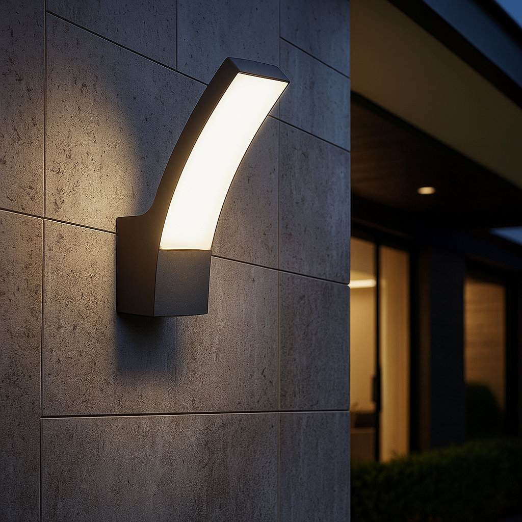 Aplica LED Exterior VAYA IP65 12W Neagra Wall Light Fixtures