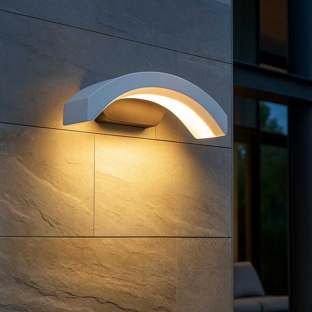 Aplica LED Exterior Luff 24W White Wall Light Fixtures