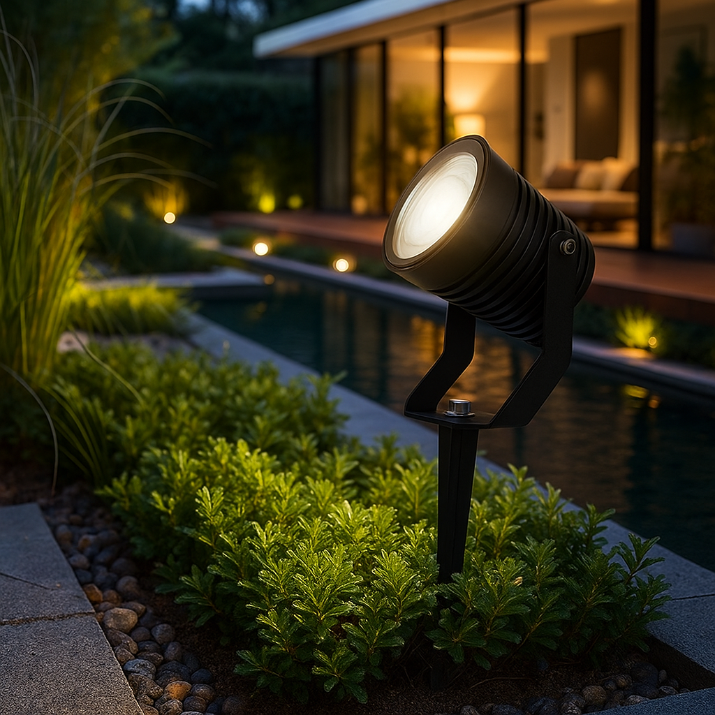 Spot LED Gradina Cu Dulie Nolux MR16 Negru EXTERIOR LAMP